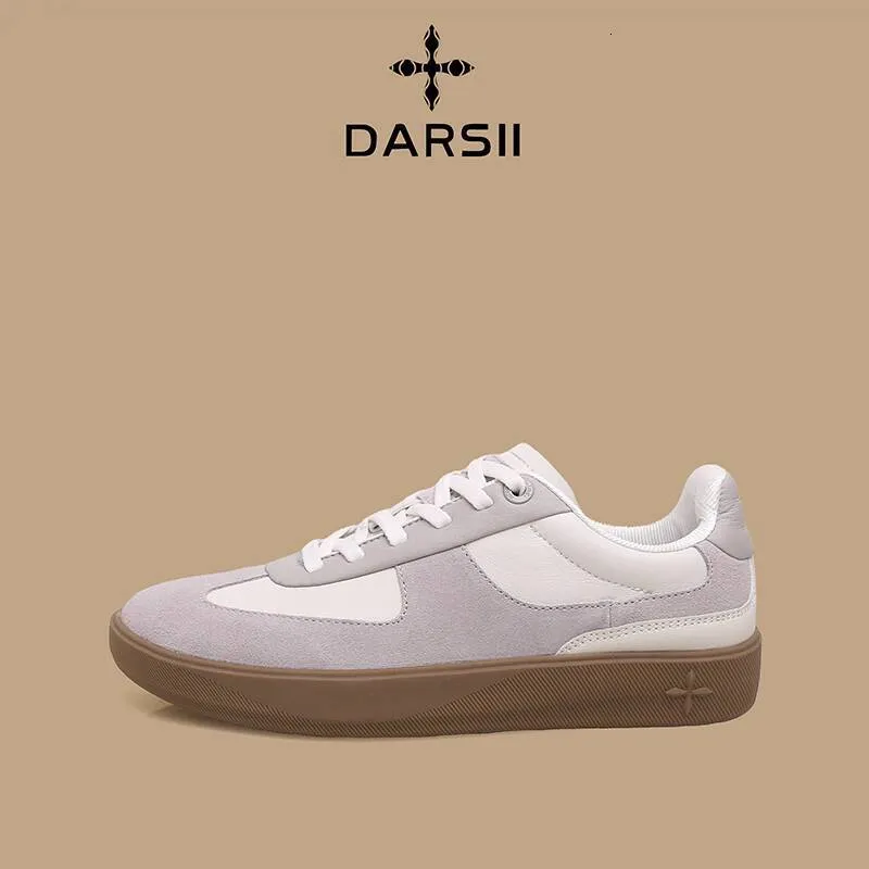 free shipping DARSII men's and women's training shoes Autumn New anti-slip and wear-resistant leather women's shoes flat breathable casual shoes