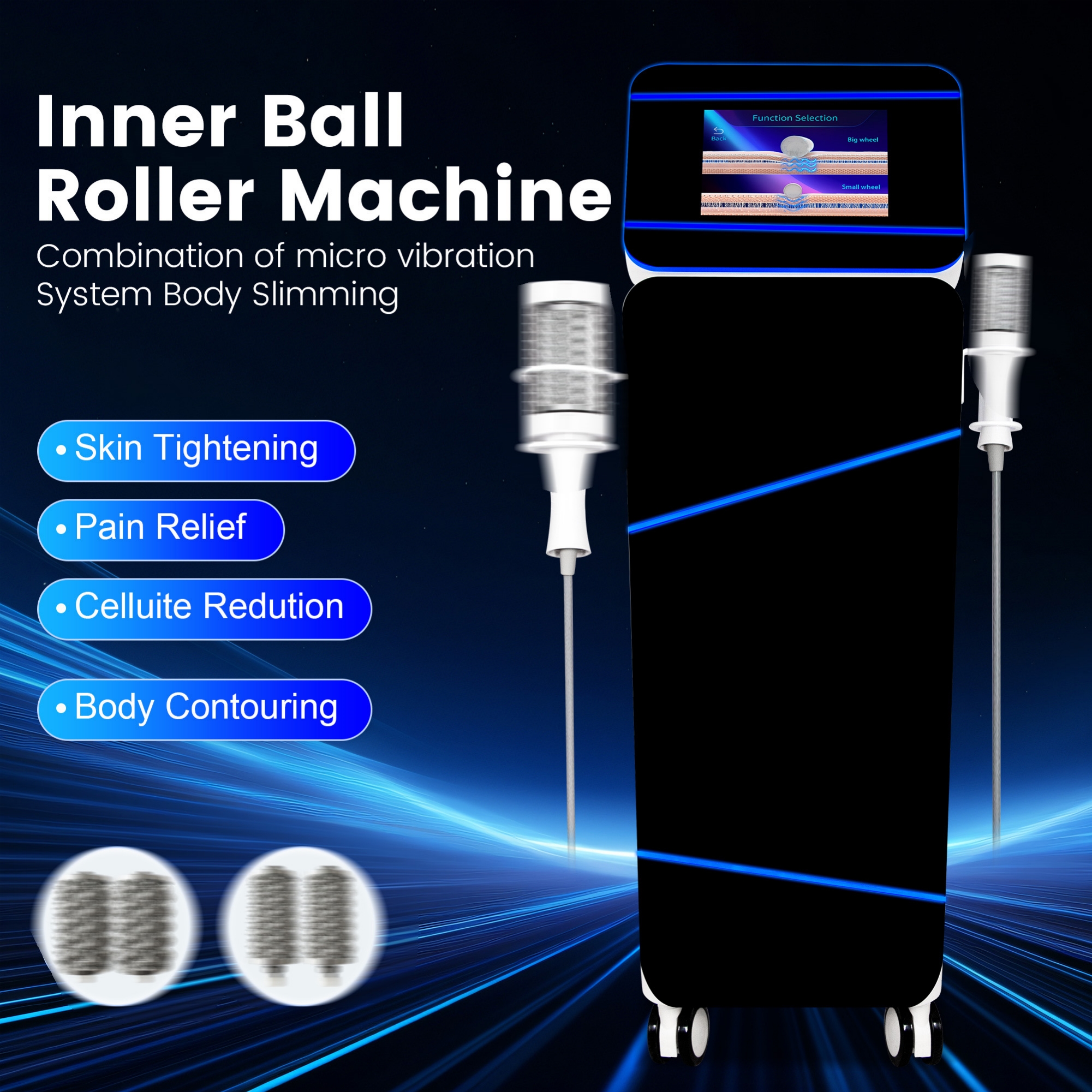 MYOSlim RF HI-EMT EMS Body Sculpt Machine Roller Electric Muscle Stimulator Fat Burner Weight Loss Body Care Massage Devices SPA