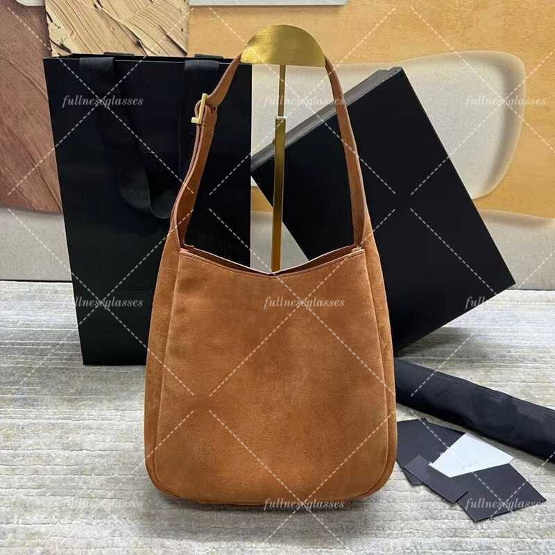 Suede Leather Bucket Bag Crossbody Hobo Underarm Shoulder Shopping Handbags Plain Bags Handbag Purse Drawstring Women Large Capacity Pouch Removable strap