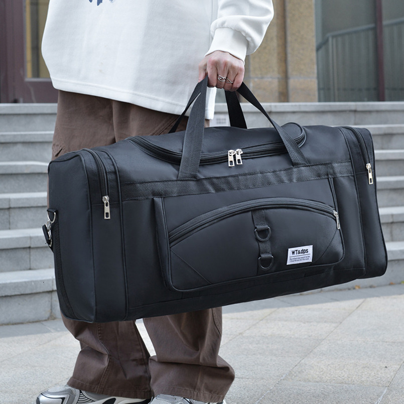 Large Capacity Carry-on Luggage for College Students, Accommodation Storage Bag, Long and Short Business Trip Handheld Fitness Travel Bag Sampling lin