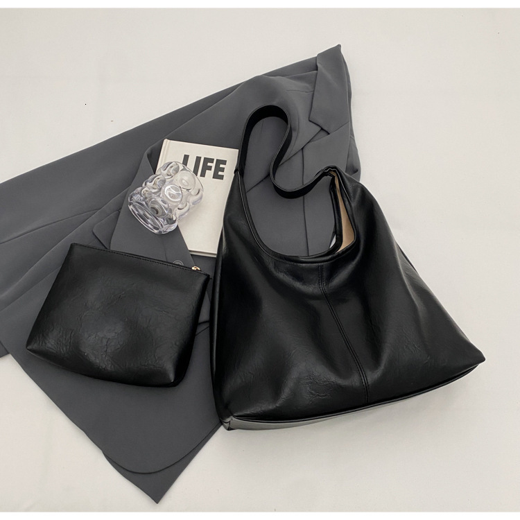 Trendy Tote Bag for Women Large Capacity 2025 New Versatile MotherDaughter Bag Underarm Bag with HighEnd Feel Single Shoulder Bag 240910