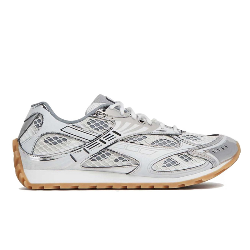 new Designer Sneaker Men Women Sneakers Sports Breathable shoes Breathable Leather Mesh Matching Lace Up Casual Thick Soled Mixed Color Running Shoes