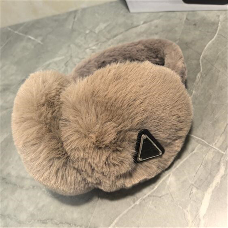 Mens Womens Ear Muffs Warm Plush Earmuffs Designer Fluffy Earmuff Fashion Foldable Soft Simple Winter Accessories Luxury Letter Earflap