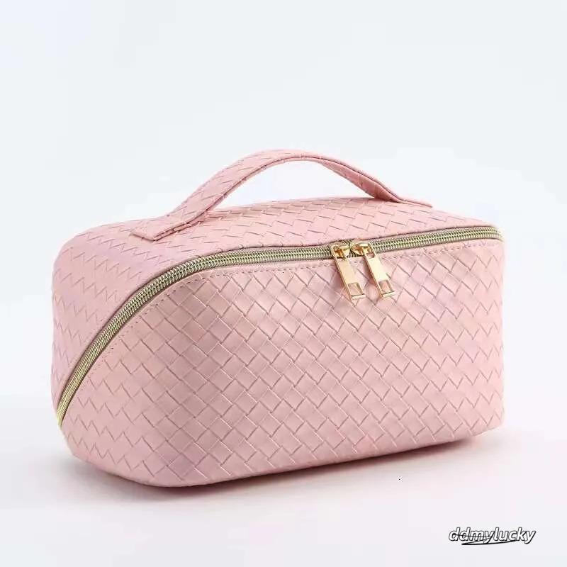 Large Capacity Woven Makeup Portable Handheld Toiletry Travel Storage Multifunctional Waterproof Bag Ddmylucky