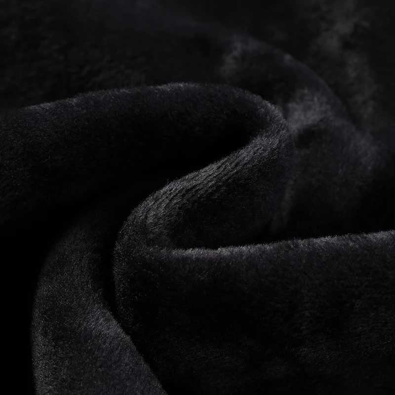 FleeceLined Knitted Pullover Sweater Casual Jumper for Men Insulated Warm Long Sleeve Thick Material Round Neck DesignZ250918