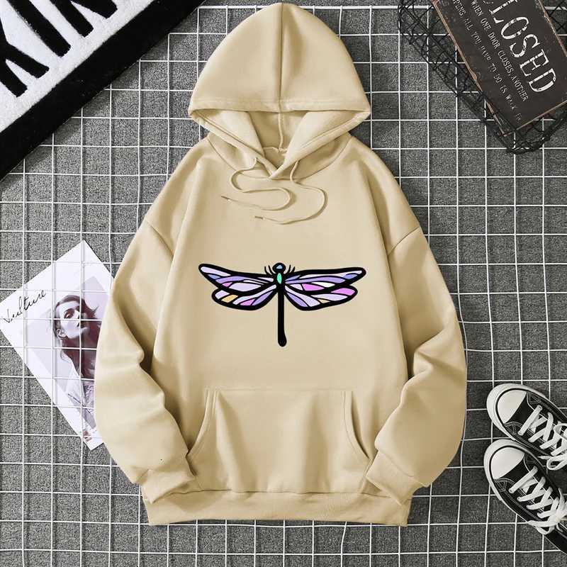 2025 Quick Selling Independent Station Let It Be Butterfly Printing Long Sleeve Hooded Sweatshirt For Women CYXX361Z250918