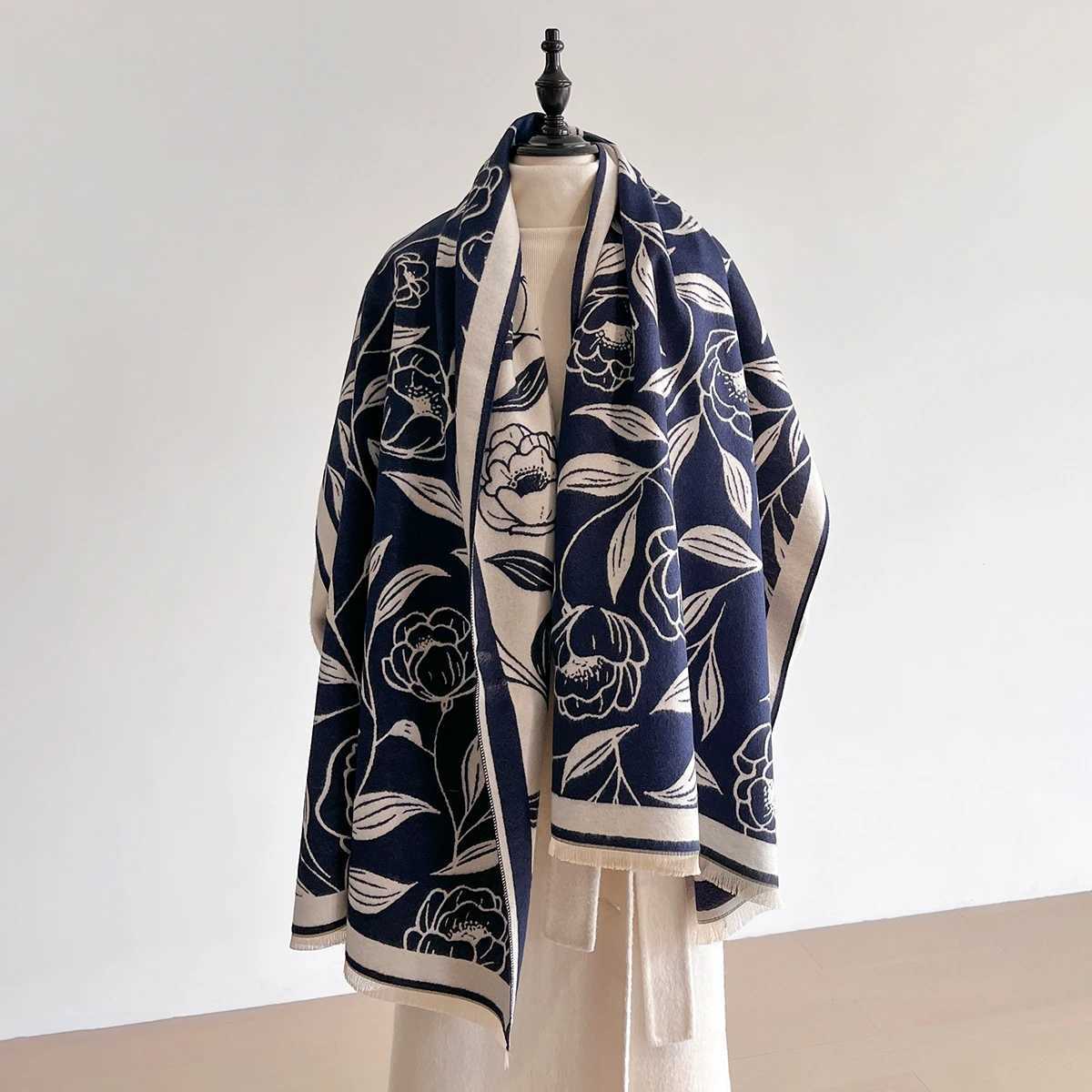 NEW Brand Wen Fashion Jacquard Scarf Imitation Cashmere Soft Warm Shl Winter Coldproof Windproof Blanket Scarf Y250918