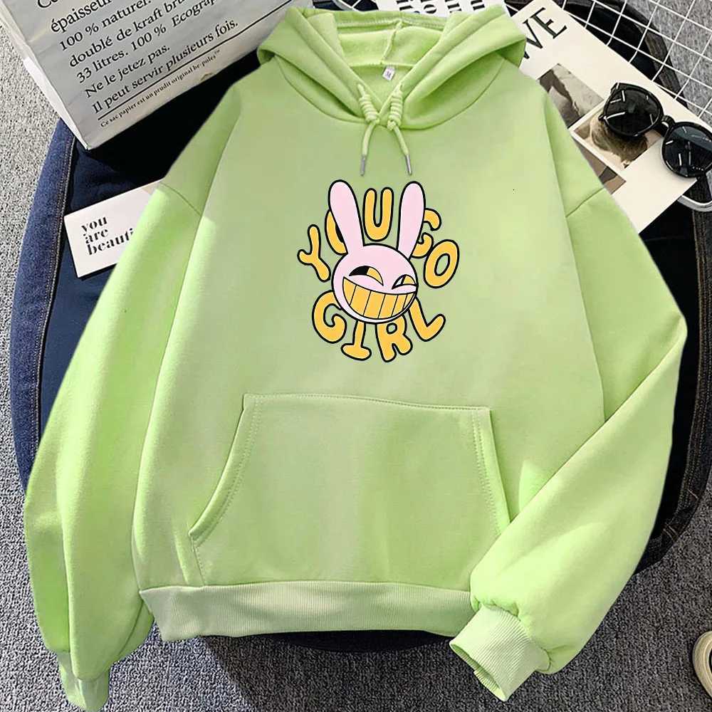 The Amazing Circus Rabbit Hoodies Long Sleeve Cartoon Graphic Sweatshirts Winter Fleece Casual Kawaii Printing Pullovers HoodedZ250918
