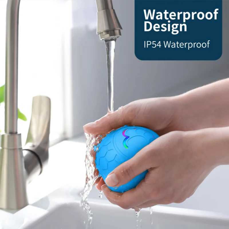 Smart Rechargeable LED Pet Ball Automatic Bouncing Rolling Interactive Toy With RGB Lights Cats Accessories Pets Toys Games X250918