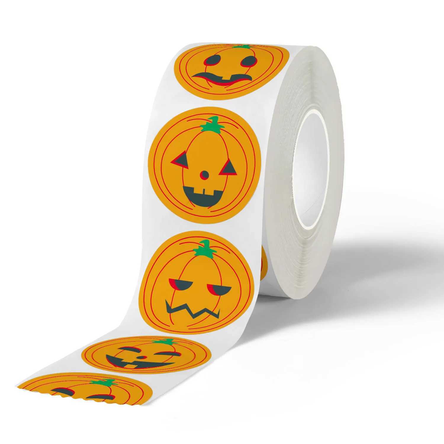 500PCSRoll Halloween cartoon gift label stickers selfadhesive stickers sealing stickers holiday decoration label stickers C250918