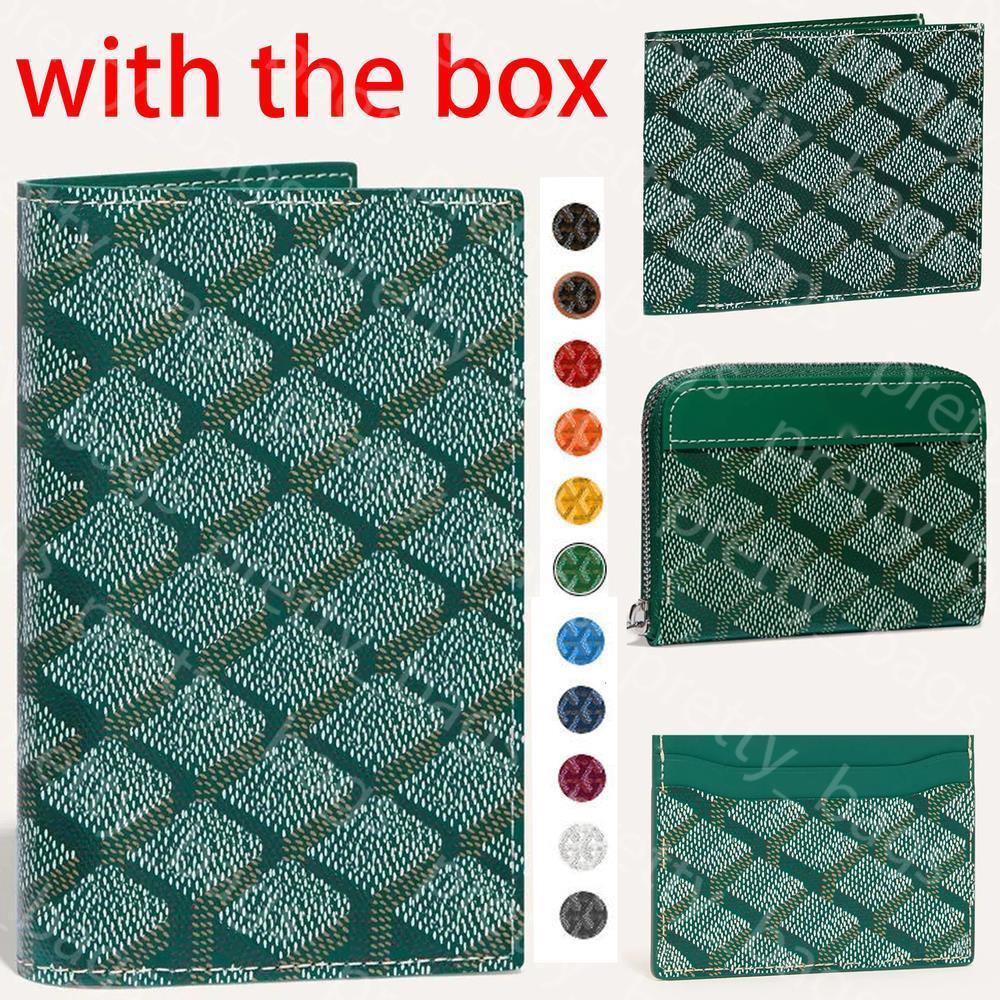 Mens Wallet Designer Card Holder Luxury Cardholder Womens Keychain Wallets Luxury Passport Cover Genuine Leather Coin Purse High Quality Porte Carte Key Pouch Sac