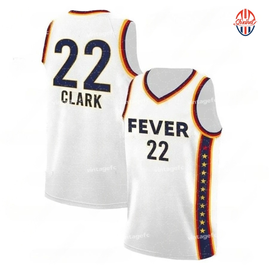 Indiana Fever 22 Clark Basketball Jersey Bonner Colson Cunningham Dantas Howard Mitchell Hull Timpson Turner Embroidery Custom Bonner25