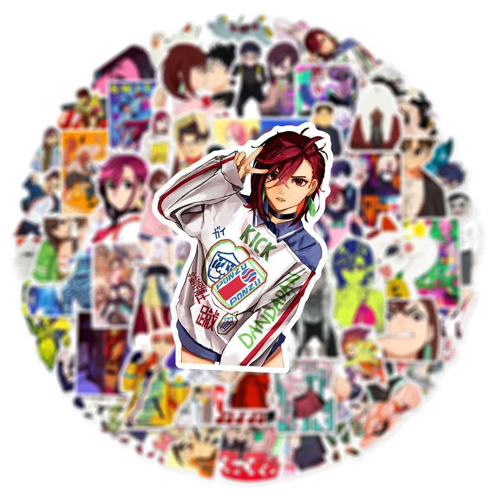 60PCS DAN DA DAN Cartoon Anime Stickers DIY Decoration PVC Waterproof Skateboard Notebook Graffiti Toys C250918
