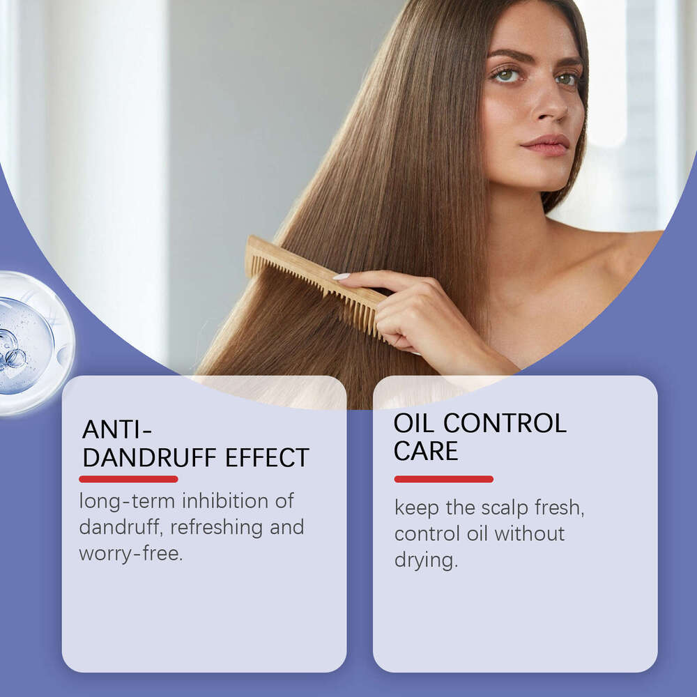 Viareline Refreshing Oil Control Scalp Cleansing Smooth Volumizing Gentle Moisturizing Shampoo