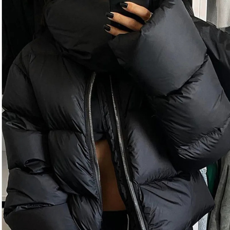 HKSH Autumn Winter Men Cotton Padded Jacket Scarf Collar Thick Long Sleeve Zipper Bread Chic Trendy RO Style Coat H2840 250917