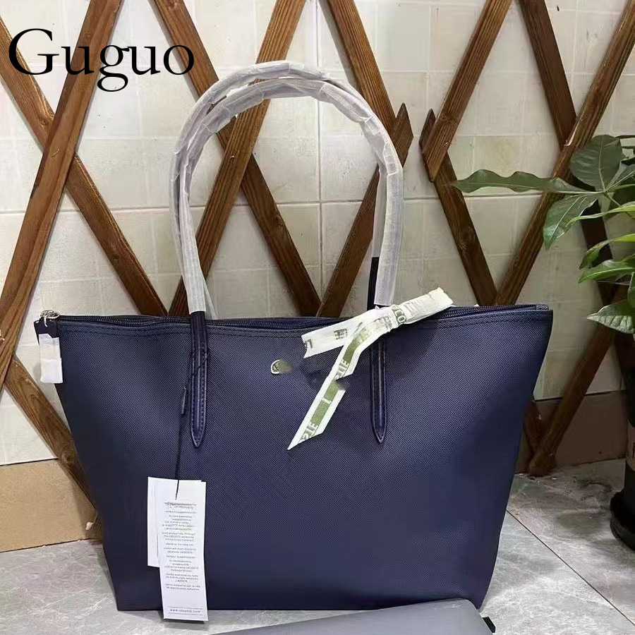 Guguo Free Shipping New Designer Bag French Horizontal Large Crocodile Bag Large Capacity Handbag Waterproof Commuter Handbag Women's Crocodile Leather Bag