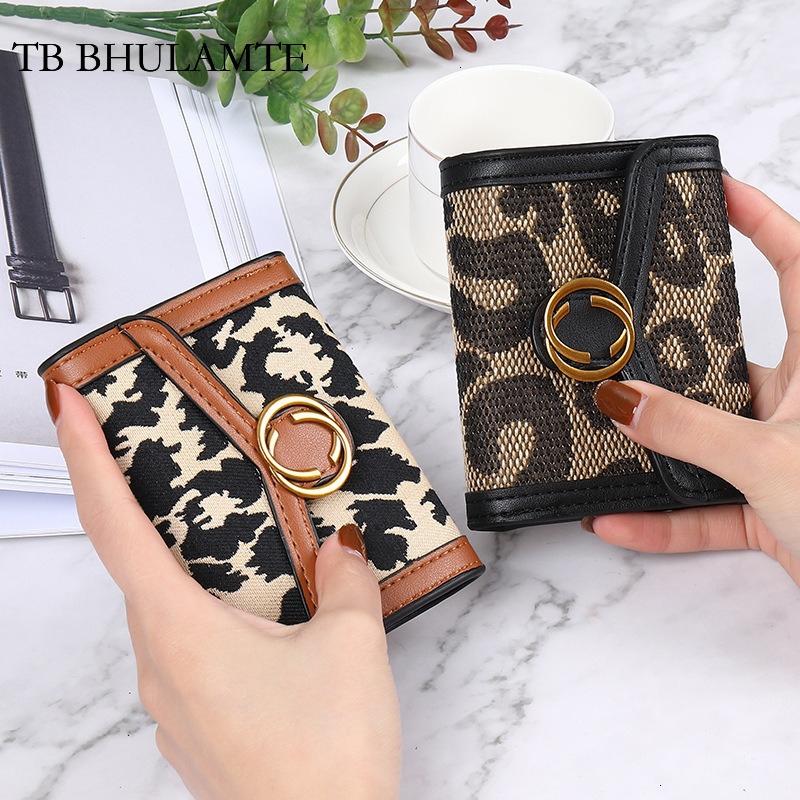 TB BHULAMTE Free Shipping New Women's Short Wallet Large Designer Capacity Fashion Luxury Retro Coin Purse Multi-card Slot Wallet Internet Celebr