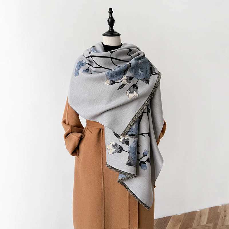 New Luxury Cashmere Scarf Winter Wen Shls Warm Blanket Wrs Fem Foard Bandana Brand Thick Scarves Hijab Y250918