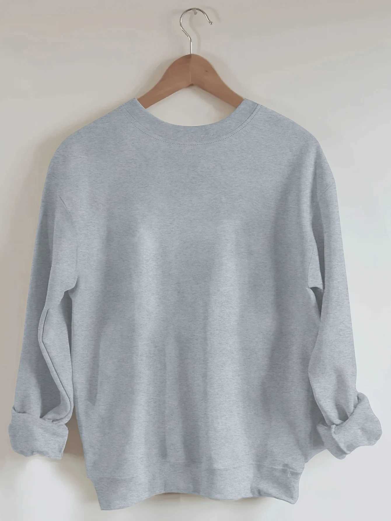 Womens Casual Pullover Sweatshirt Geometric Design Long SLeeve Round Neck Machine Washable Regular Fit for AutumZ250918