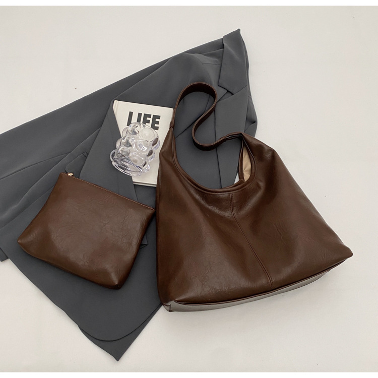 Trendy Tote Bag for Women Large Capacity 2025 New Versatile MotherDaughter Bag Underarm Bag with HighEnd Feel Single Shoulder Bag 240910