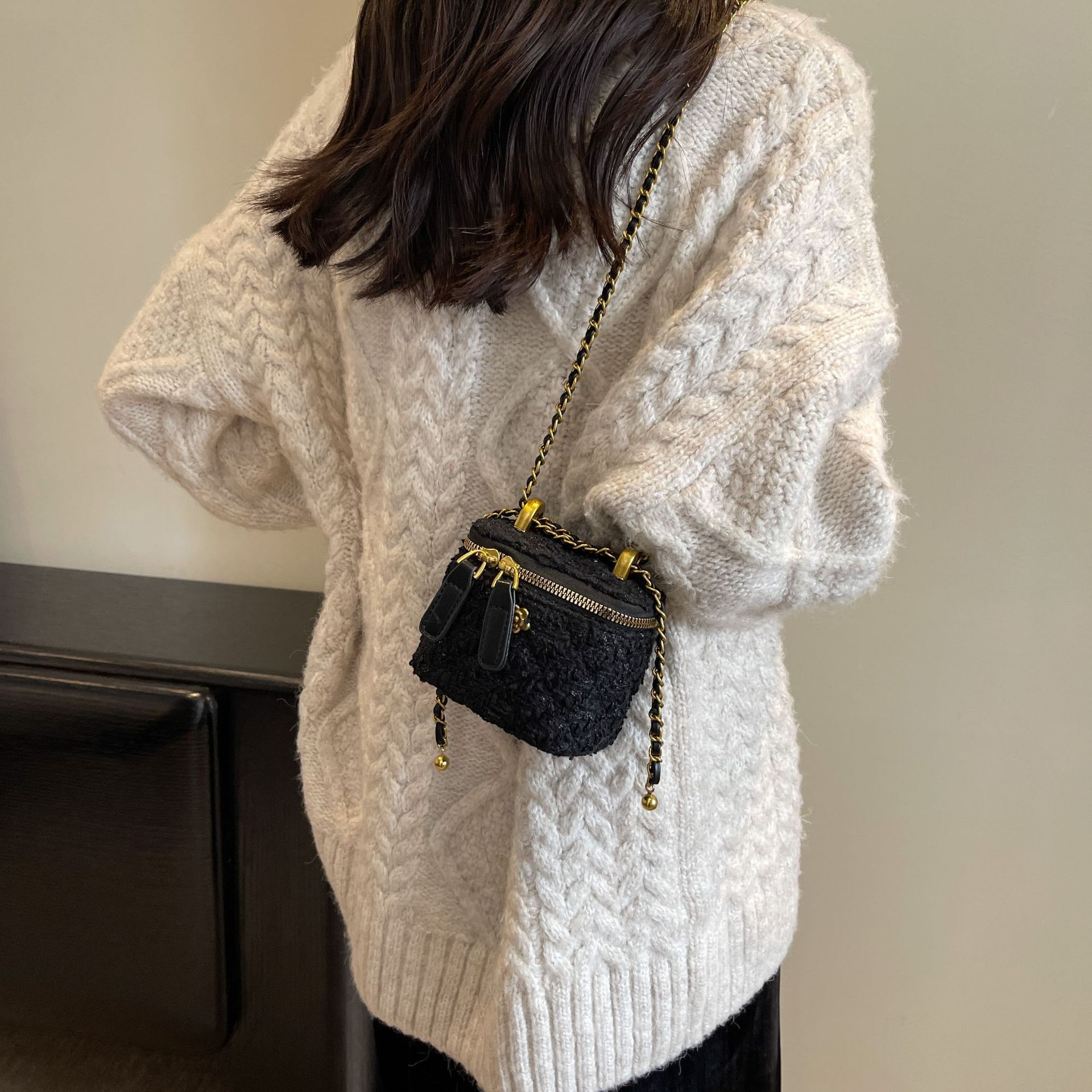 Designer bag hot free shipping Chain bag new small square bag cross body bag mini box bag for woman