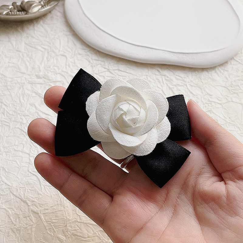 designer brooch new style style camellia brooch bowknot highend feel corsage pin versatile bow tie flower pearl veet for women brooches designer brooc