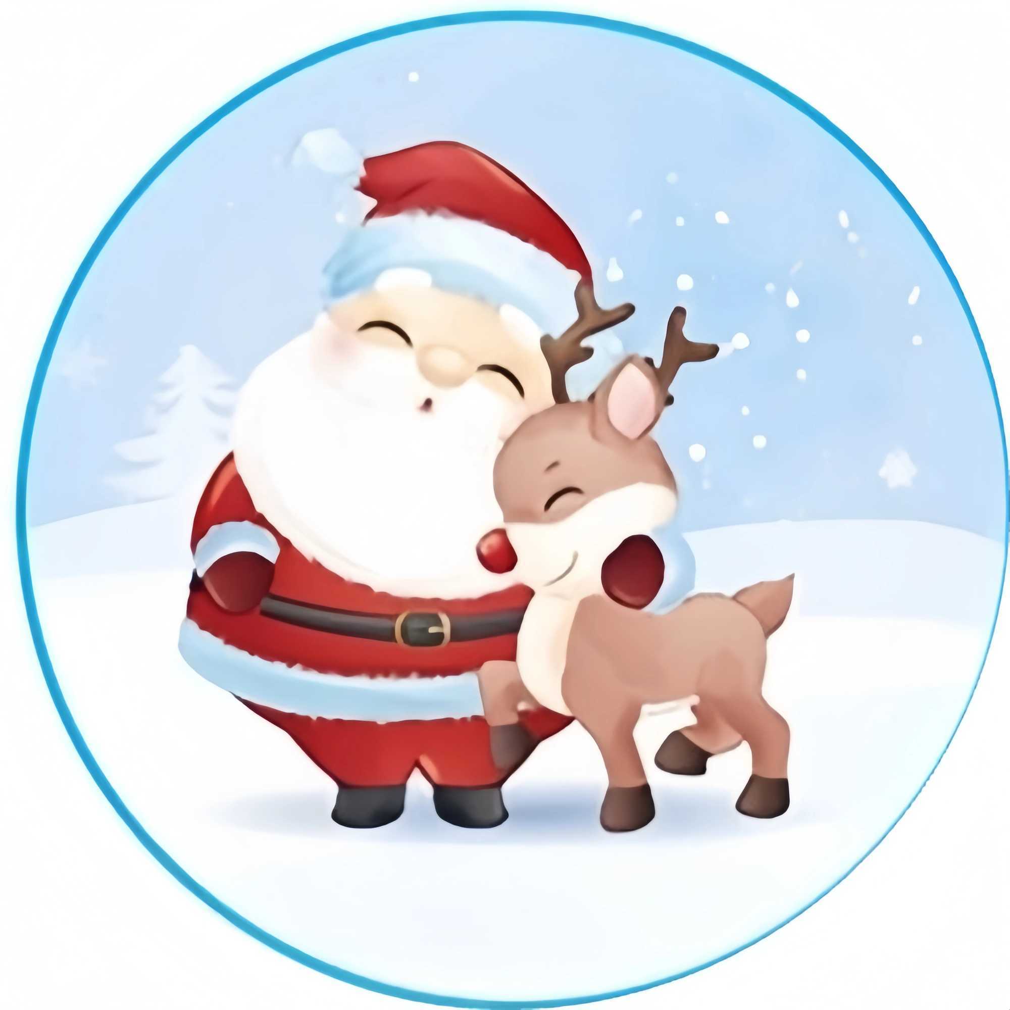 500PCS cartoon Christmas theme tags stickers sealing stickers Christmas gifts birthday gifts random stickers C250918