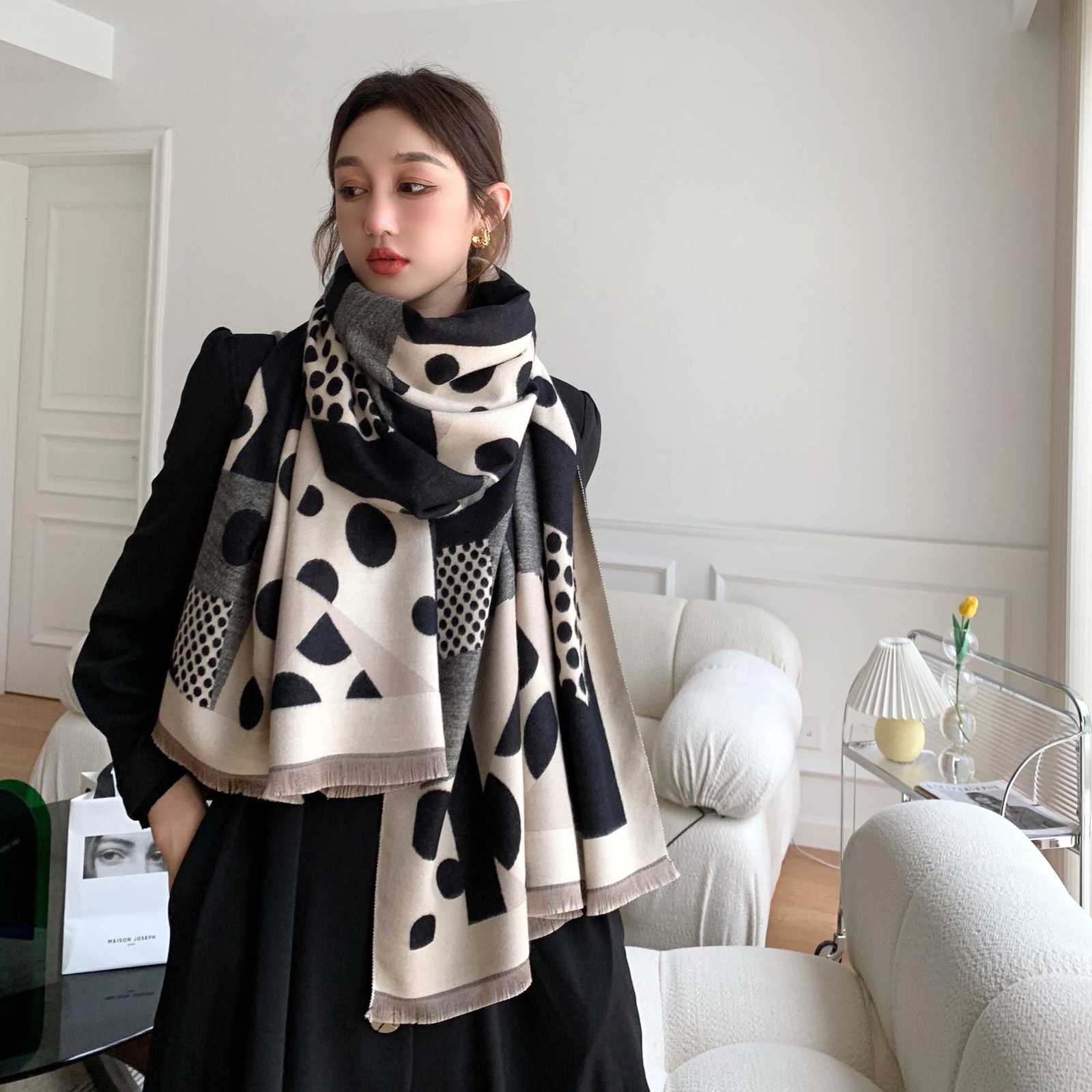 Winter Wens Scarf Luxury Design Warm Scarf Shl Y250918