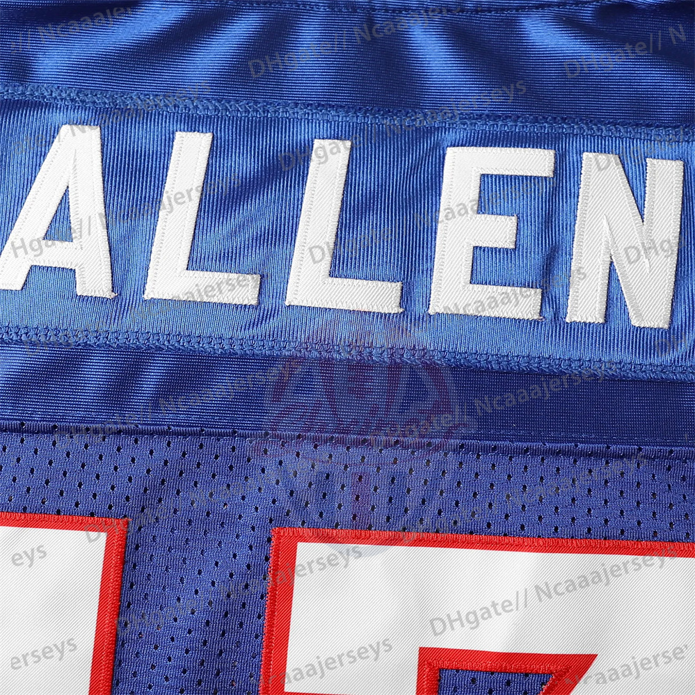 2025 Rivalries Football Jerseys Josh 17 Allen Joey Bosa Gabriel Davis Miller James Cook Terrel Bernard Rasul Douglas Dawson Personalize Name Number