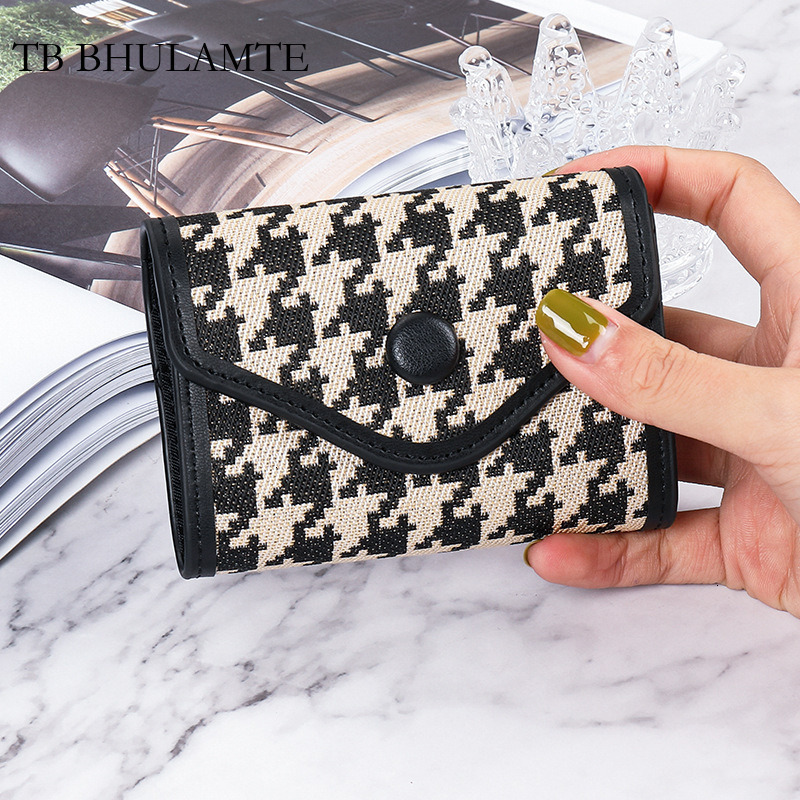 TB BHULAMTE European And American Retro Designer New Wallet For Women's Luxury Multi Slot Large Capacity Anti Demagnetization Credit Card Cover S