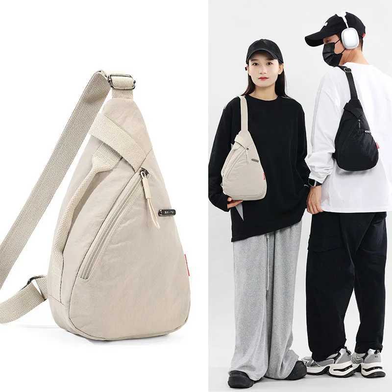 Nylon Zipper 2025 Hot Selling Waist Packs Solid Color Versatile Casual Chest Bag Soft Neutral Style Designer Crossbody Bag Z250918