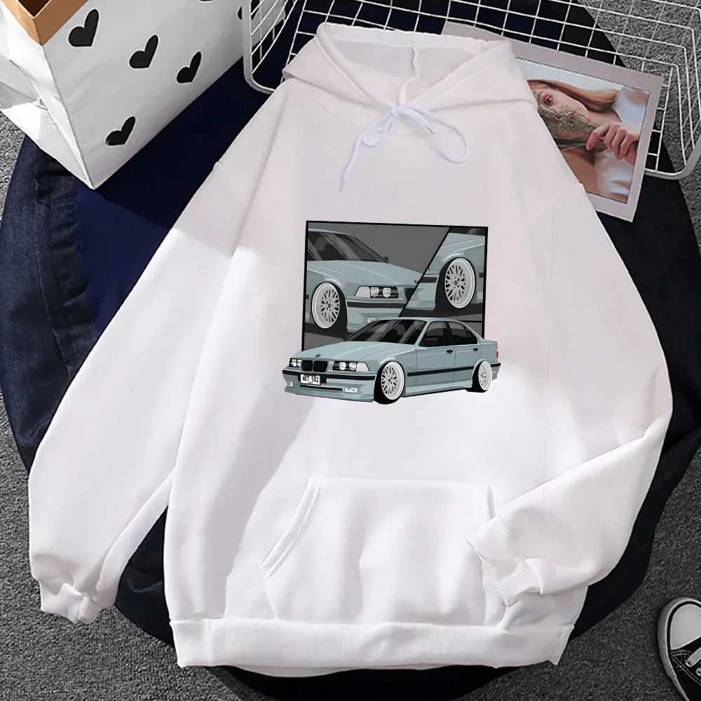 Car Printed Graphic Hoodies Street Women Casual Sweatshirts Autumn Winter Fleece Clothing Soft Comfortable Hooded PulloversZ250918