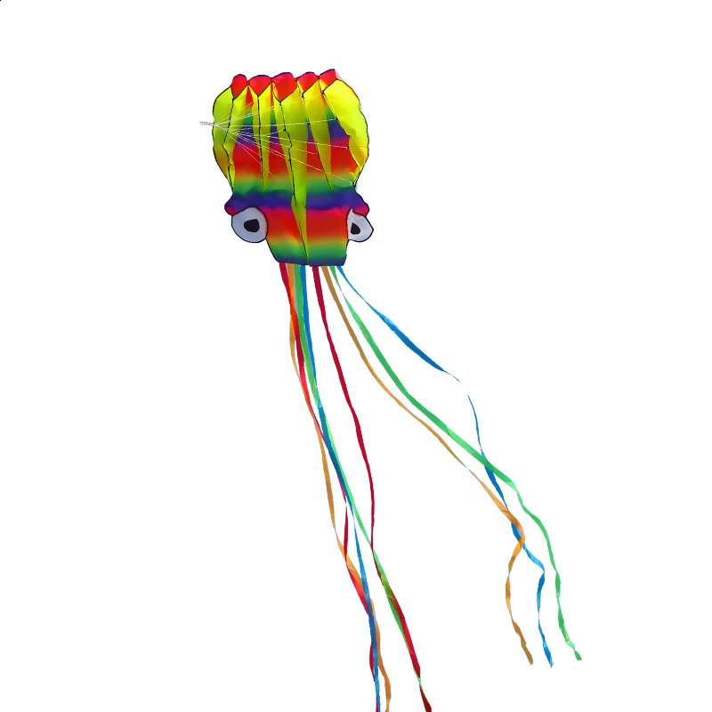 YongJian 3D octopus soft kite 5m Giant Kite With 100m tire line kites for adults outdoor toys 250918