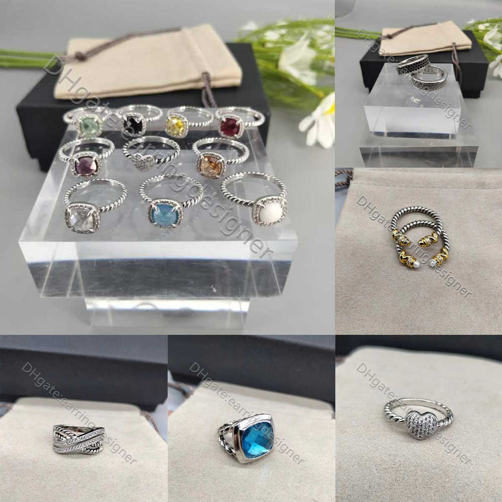 Band Ring silver series gold twisted rings original Vintage craft Luxury Designer Jewelry with Exquisite for women Friends Lovers Wedding gift