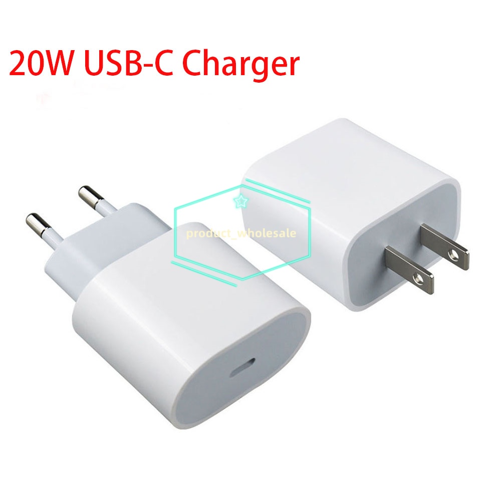 OEM Quality iPhone 20W PD USB C charger Super fast charging EU US Plug adapter mobile phone power delivery quick chargers for Apple iPhone 17 16 15 14 13 12 11 X Xs Pro Max