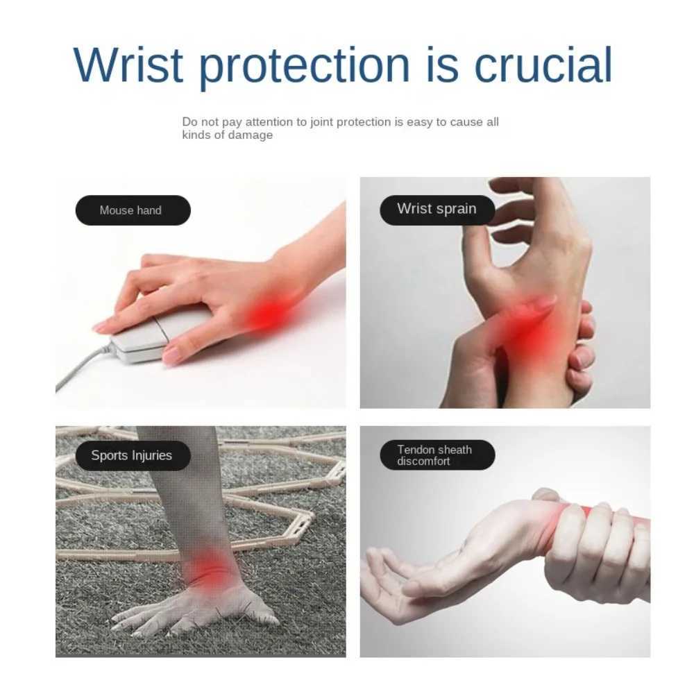 Durable SBR Wrist Guard Protective Immobilizer For Thumb Adjustable Black Sports Wristband Protection Support Splint Fractures J251211