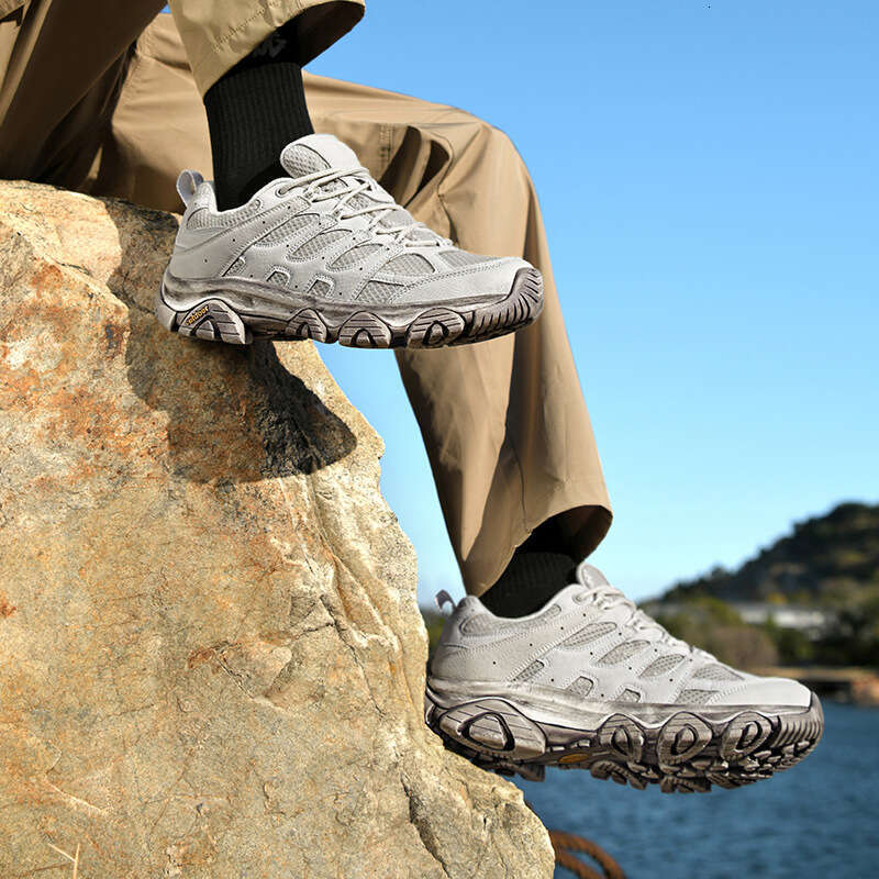 2025 Four Seasons New Sports Outdoor Men and Women, Breathable Mesh Hiking Couples, Non-Slip Trail Running Climbing Trekking Shoes for Women