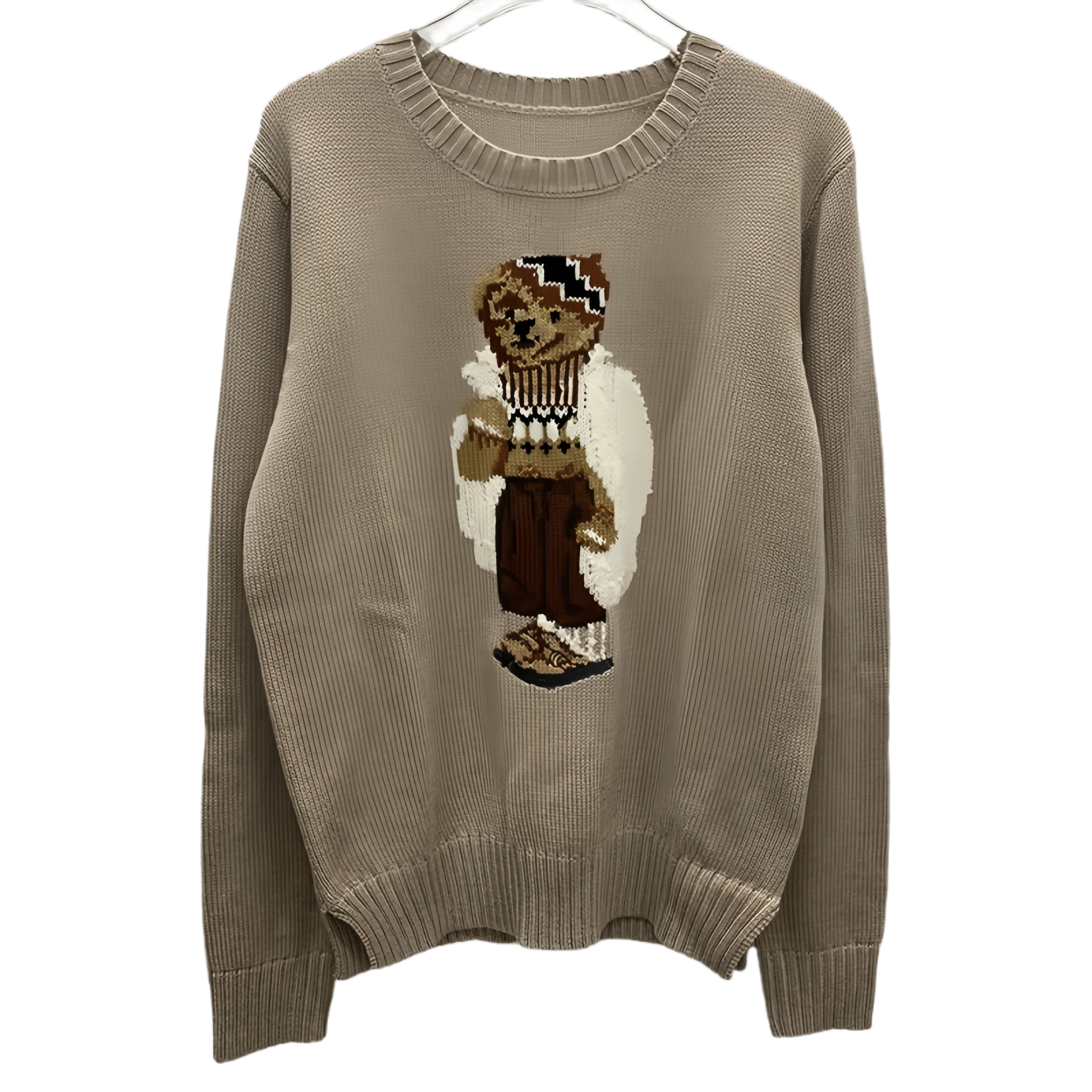 Sweater designer womens autumn and winter casual fashion bear pullover sweater knit top SL L250930JH26