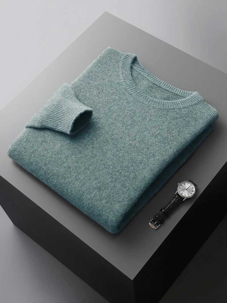 High Quality Mens Autumn Winter 100 Cashmere Sweater ONeck Zipper Pullover Thick Long Sleeves Casual Cashmere Knit New TopsZ250918