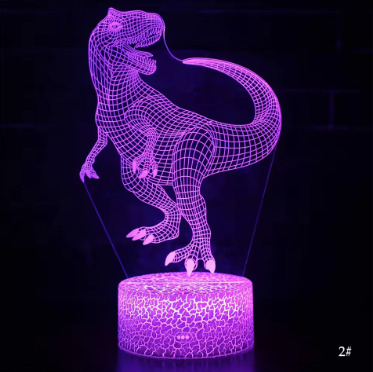 3D LED Night Light Lamp Dinosaur Series 16Color 3D Night light Remote Control Table Lamps Toys Gift For kid Home Decoration D23