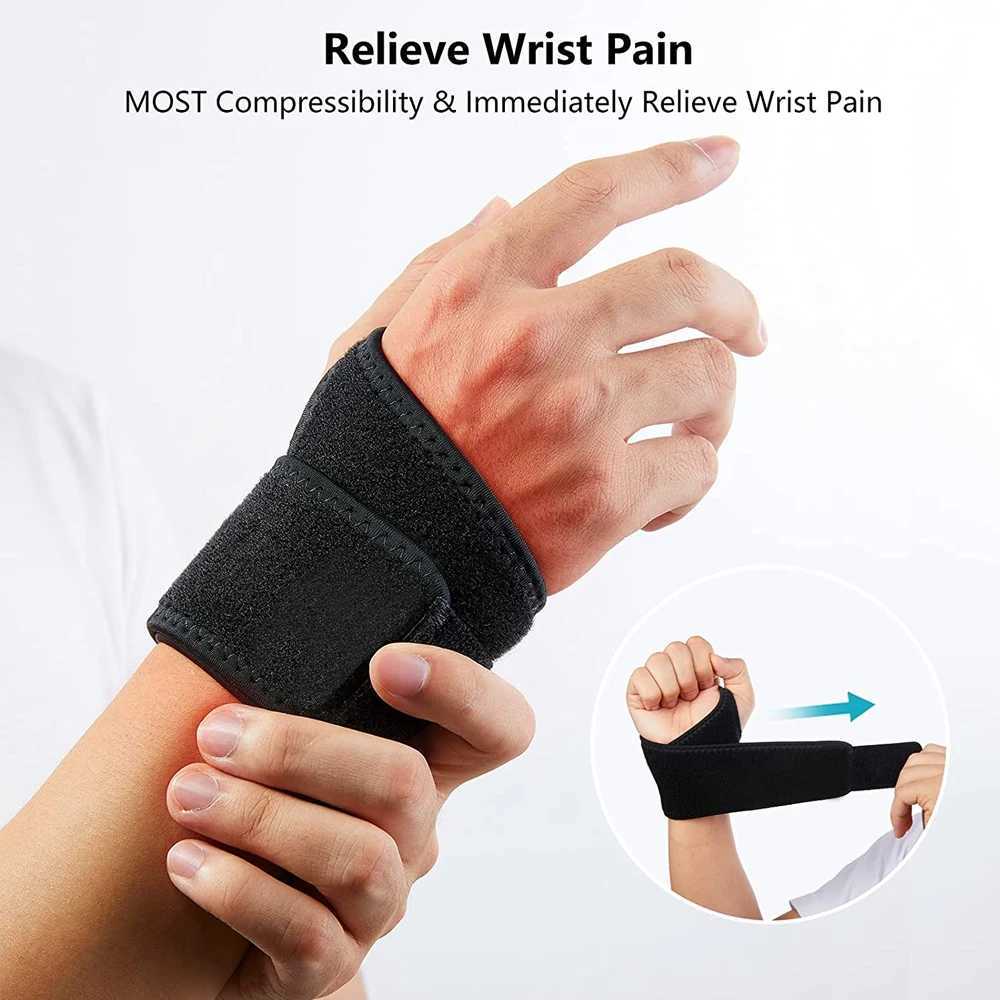 12PC Wrist Band Support for Adjustable Wrist Bandage Brace for Sports Wristband Compression Wraps Tendonitis Pain Relief J251211