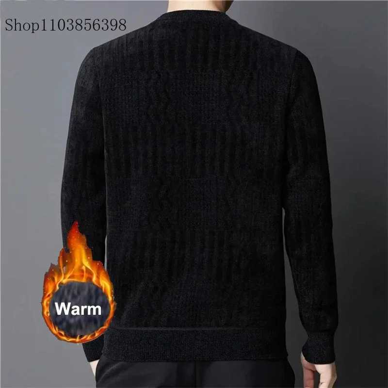 Brand Clothing High Quality Fashion Sweaters Male Slim Fit Casual Knitted Pullover Man Casual Round Neck Sweaters Black GreyZ250918