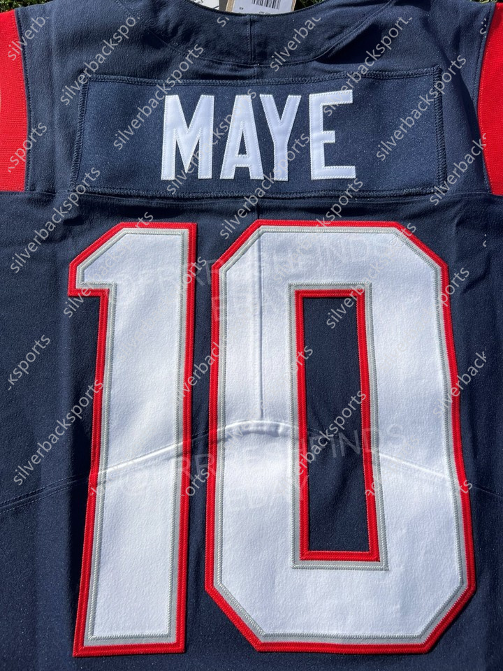 Custom Football 2025 Rivalries Jersey Drake Maye Rhamondre Stevenson Hunter Henry Jahlani Tavai Stefon Diggs Christian Gonzalez 12 Brady Mike Vrabel 8