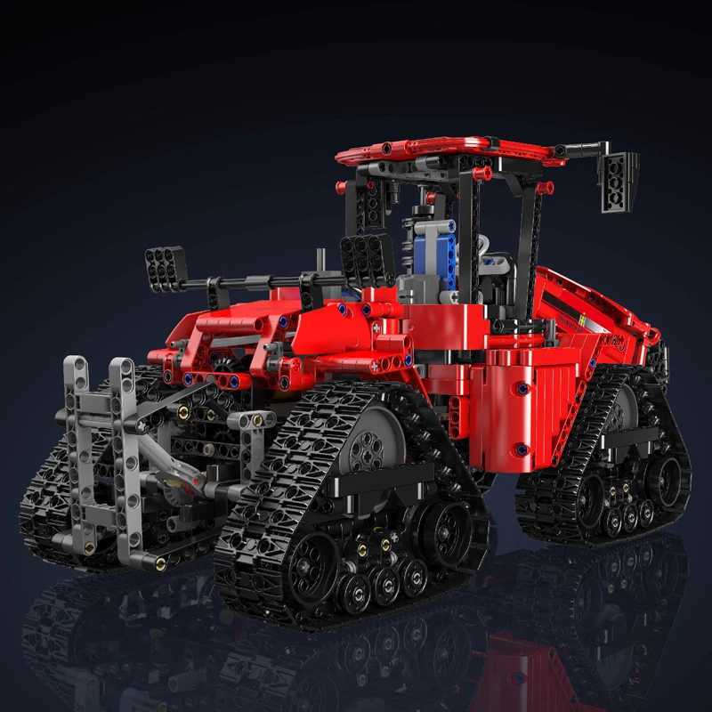 Mould King 18020 Technical Car Toys The APP RC MOC35270 Pneumatic Crawler Tractor Building Block Brick Kids Christmas GiftZ250918