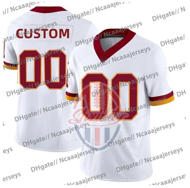 Custom Football Jersey Jayden Daniels Terry McLaurin Frankie Luvu Deebo Samuel Sr Stitched Football Jersey