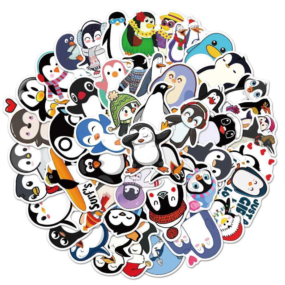 102550pcs Waterproof Cute Penguin Stickers cartoon for DIY Stationery Phone Laptop Suitcase Water Bottle Kids Toy C250918