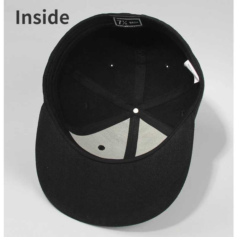 Large 64cm Back Closed Skateboard Cap Women Fitted Baseball Cap XXL Male Big Size Snapback Caps Plain Football Hat 60cm 62cm J250918