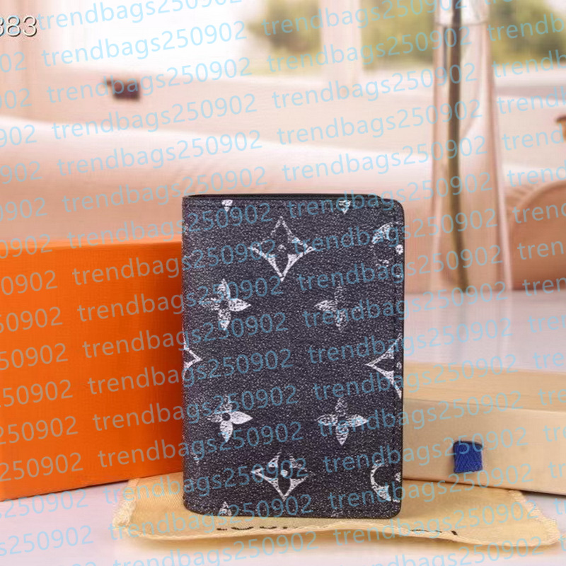 Real Leather Designers Wallets Cardholder Old Checkered Print Mens Short Wallets Women/men Cards Coins Purse