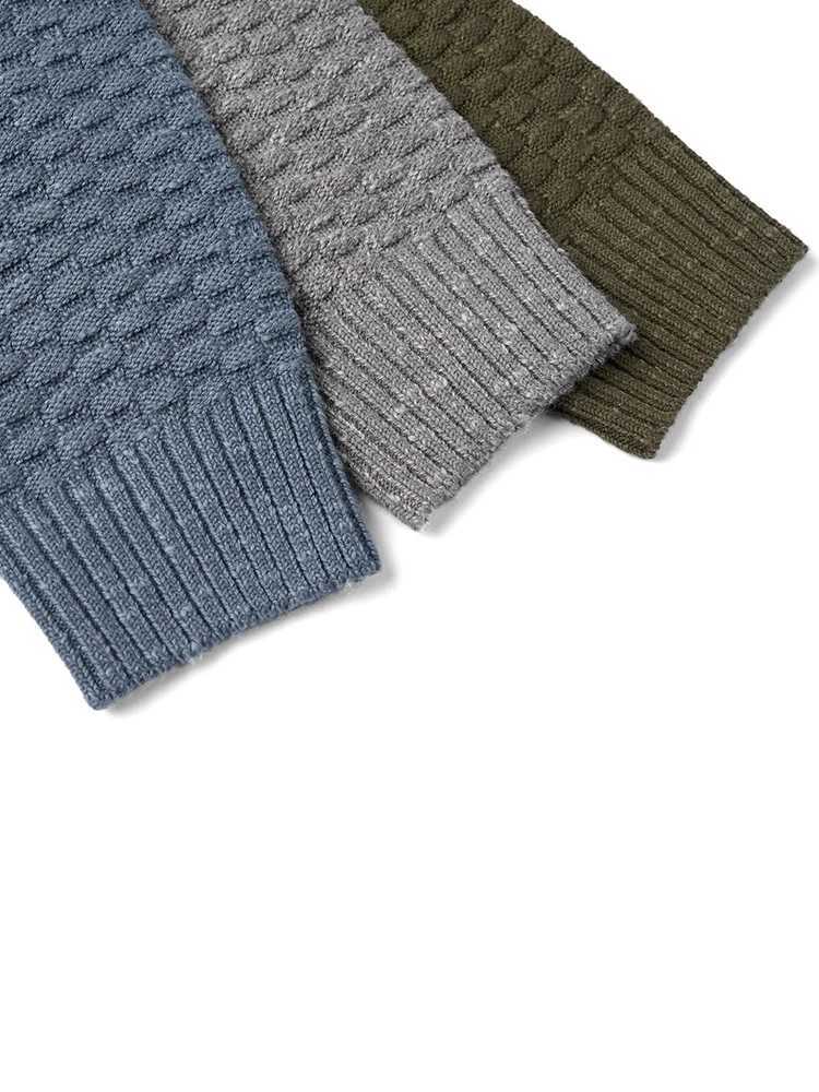 SIMWOOD 2025 Autumn Winter New Oversize 7 Guage Sweater Men High Quality Warm Comfortable Knitted PulloversZ250918