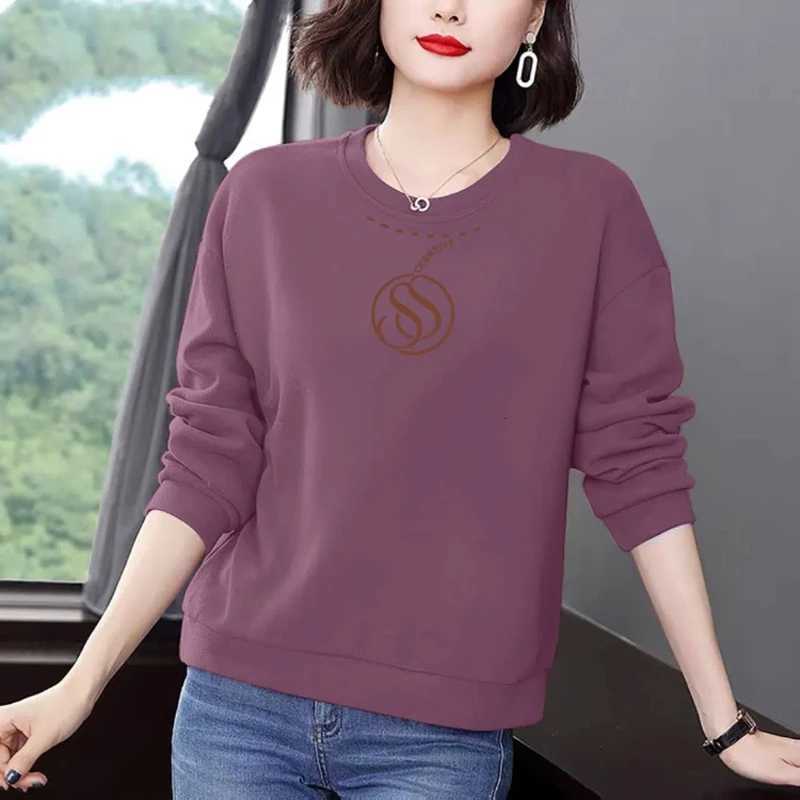 Simplicity Casual AutumnWinter New Womens ONeck Printing 3D Fashion Allmatch Loose Long Sleeve Pullovers Sweatshirts TopsZ250918